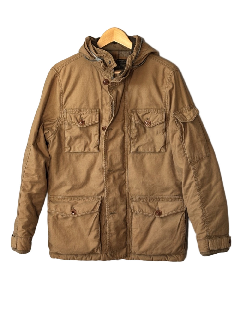 J. Crew Vintage Field Mechanics Jacket Quilt Lining Utility Military Style (S)